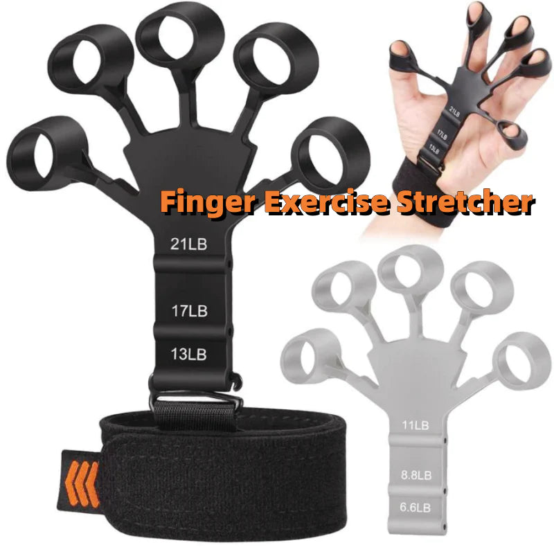 Silicone Grip Device Stretcher Finger Gripper Strength Trainer Strengthen Rehabilitation Training